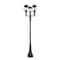 Z-Lite Davina 4 Light Outdoor Post Mounted Fixture, 34.5in. W x 120.25in. H, Black 5016PHBR-3-564P-BK - alternate 5